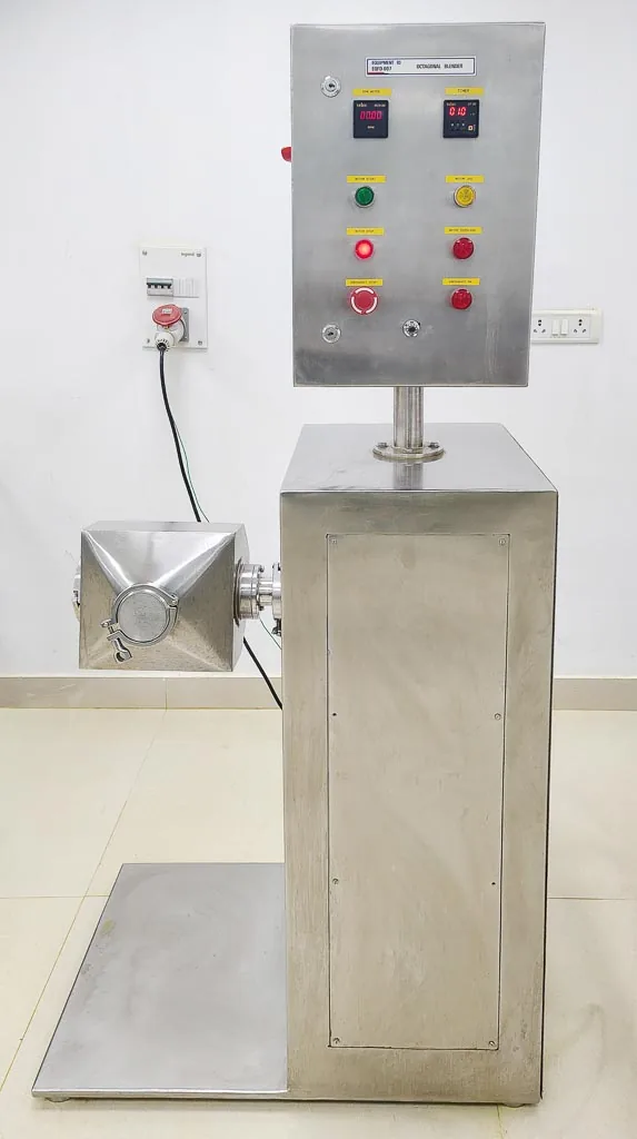 Octagonal blender for uniform powder and granule blending at Stabicon
